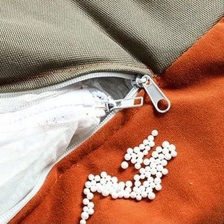 Wagrex - Zitzak Loveseat Zacht Fluwelen Stof