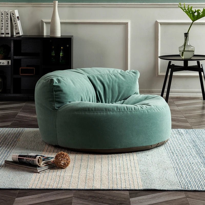 Wagrex - Zitzak Loveseat Zacht Fluwelen Stof