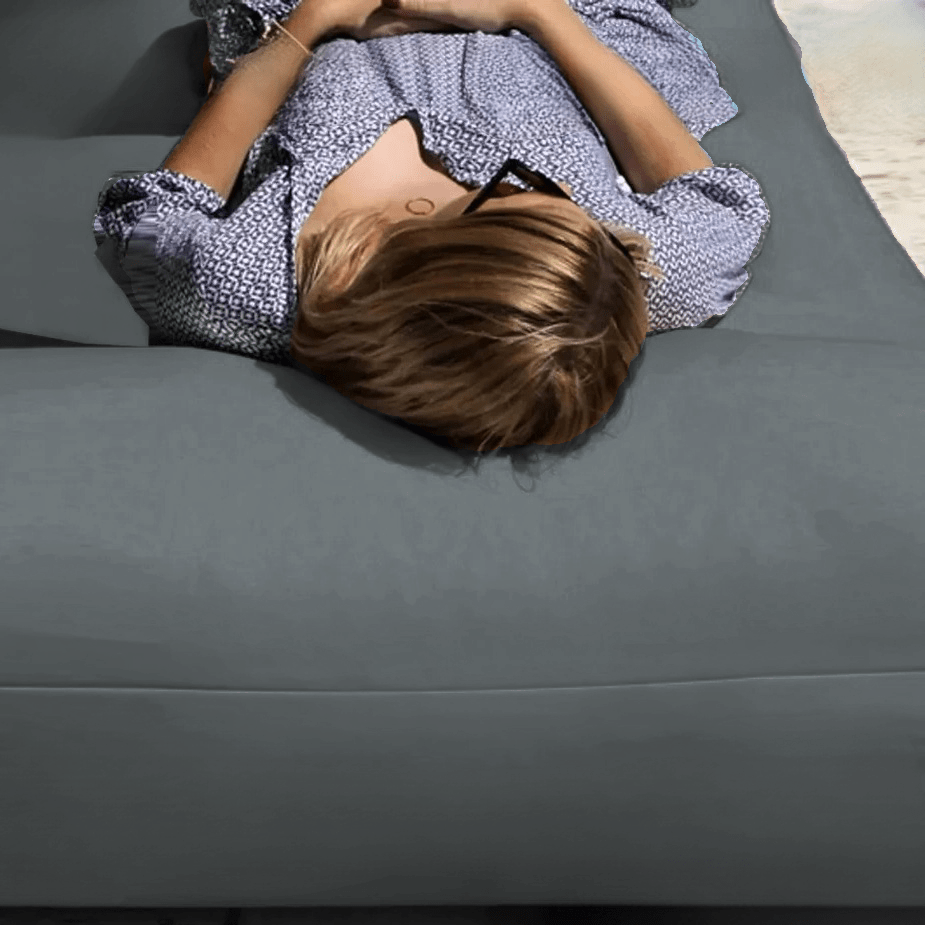 Outdoor Zitzak Waterdicht Oxford PVC Tuin Strand Zwembad 2-Persoons Ligzak