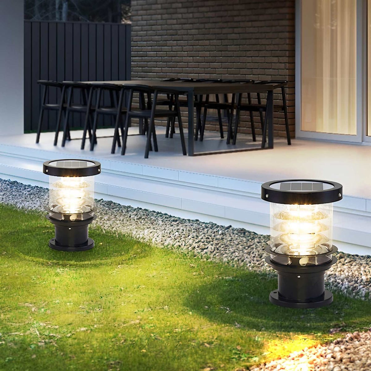 Moderne Waterdichte Buitenlamp Paal Cilinder Led Tuinverlichting IP65 Voor Oprit Pad En Terras | Restfield