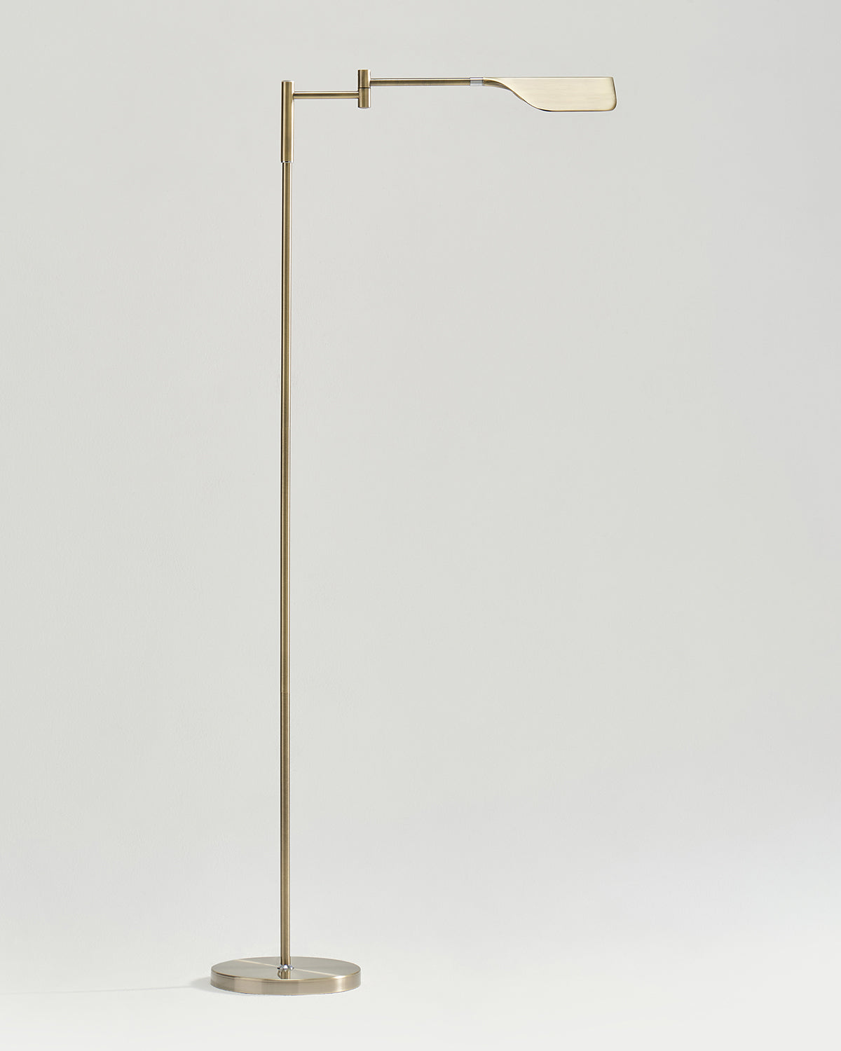 Vloerlamp LED Blad Design Minimalistisch 135cm Dimbaar Metaal | Restfield