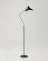 Vloerlamp Asymmetrisch Design LED Zwart Goud 173cm Staande Lamp Woonkamer Modern