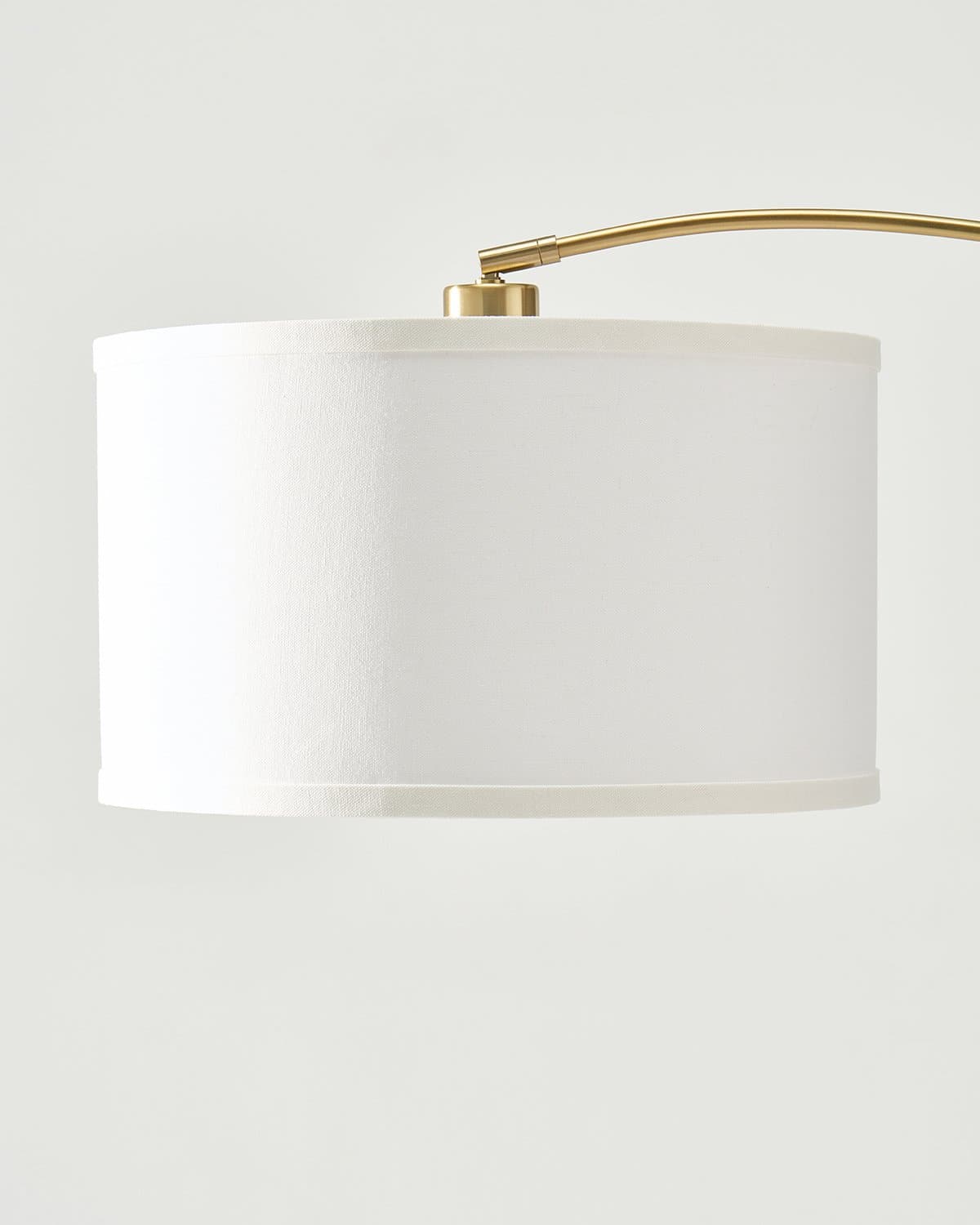 Booglamp Vloerlamp Met Marmeren Voet Messing Zwart 193cm Modern LED | Restfield