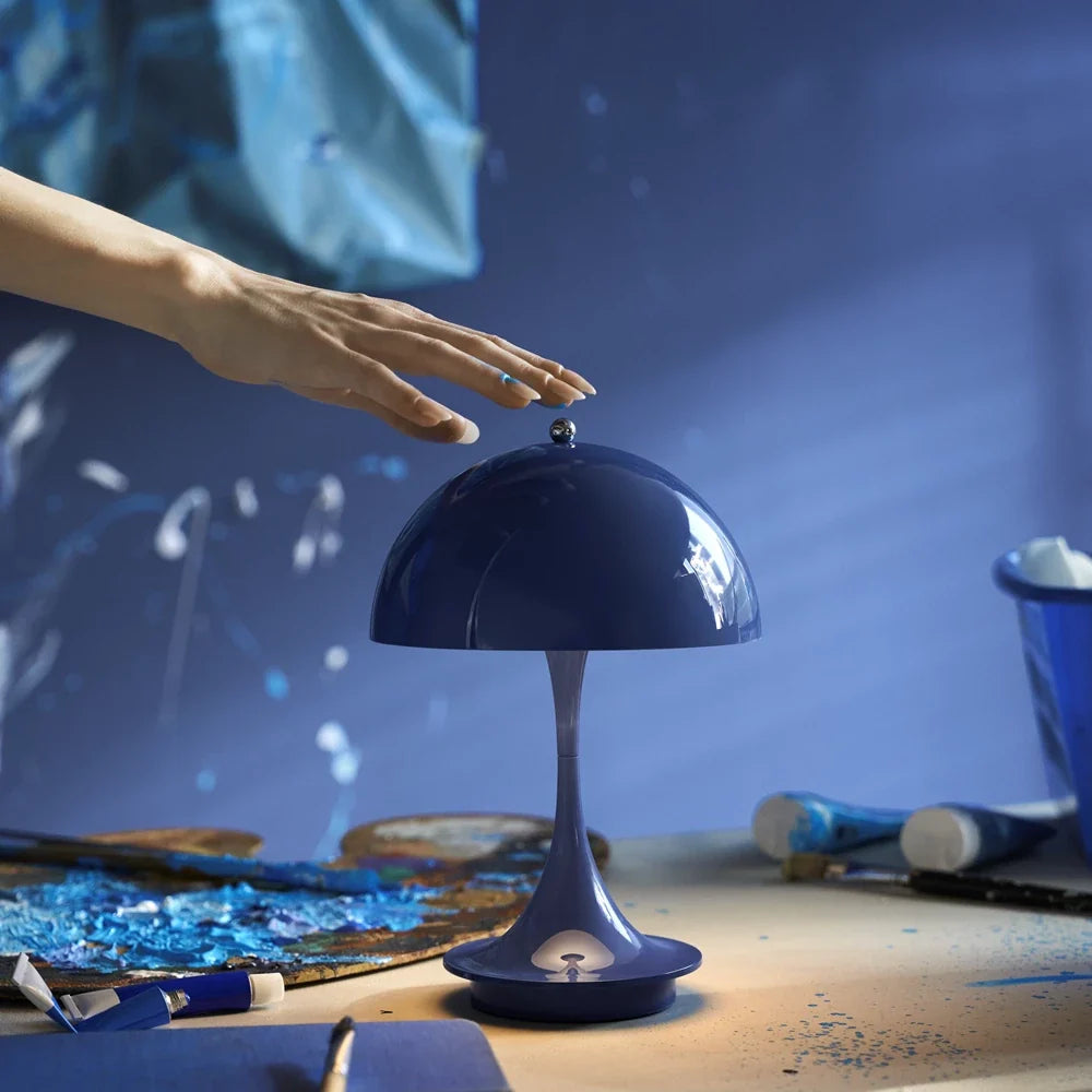 Draadloze tafellamp met LED-verlichting, oplaadbaar en Scandinavisch design | Restfield