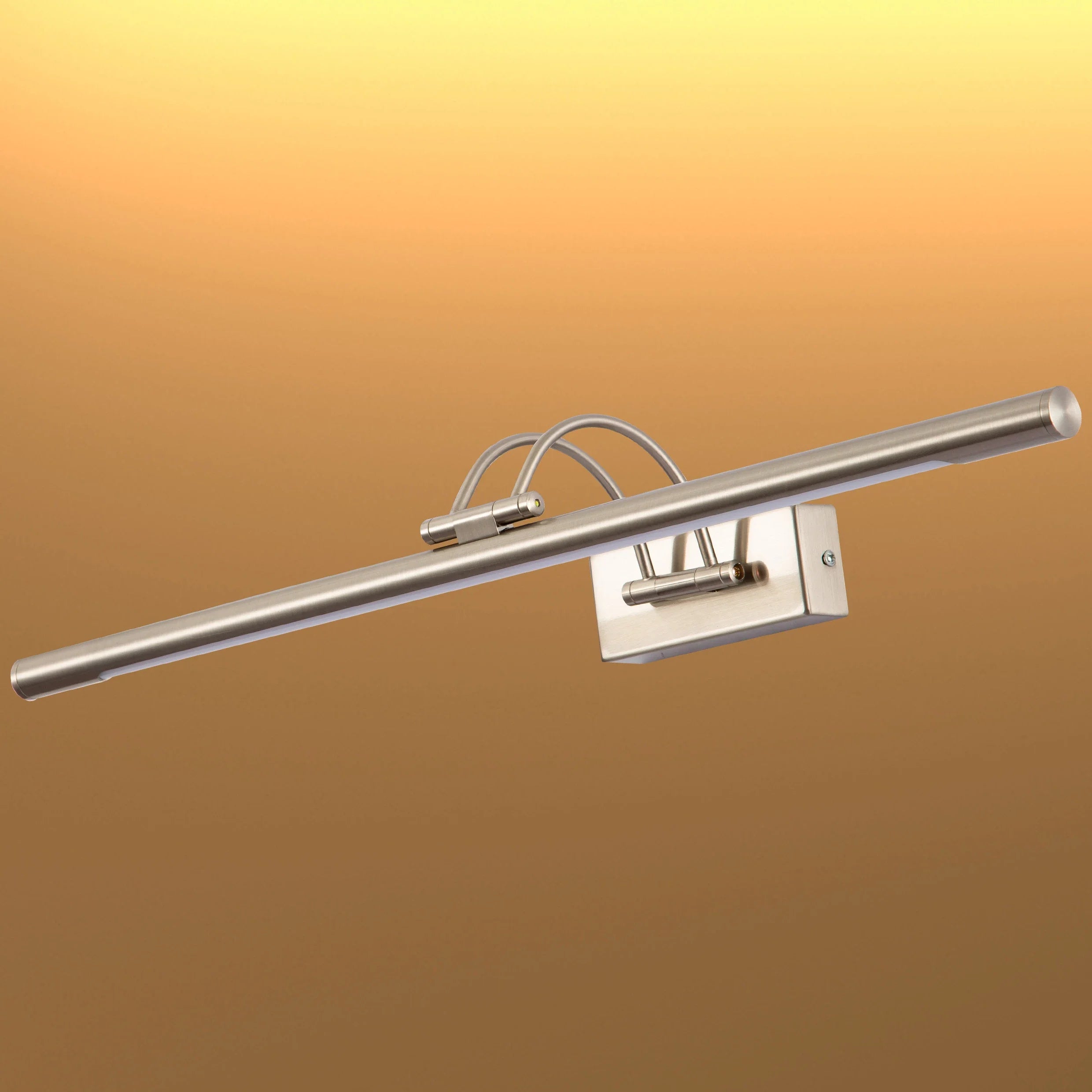 Spiegellamp LED Warm Wit 3000K 8W 64cm Goud Nikkel Messing Chroom Schilderijlamp Wandlamp