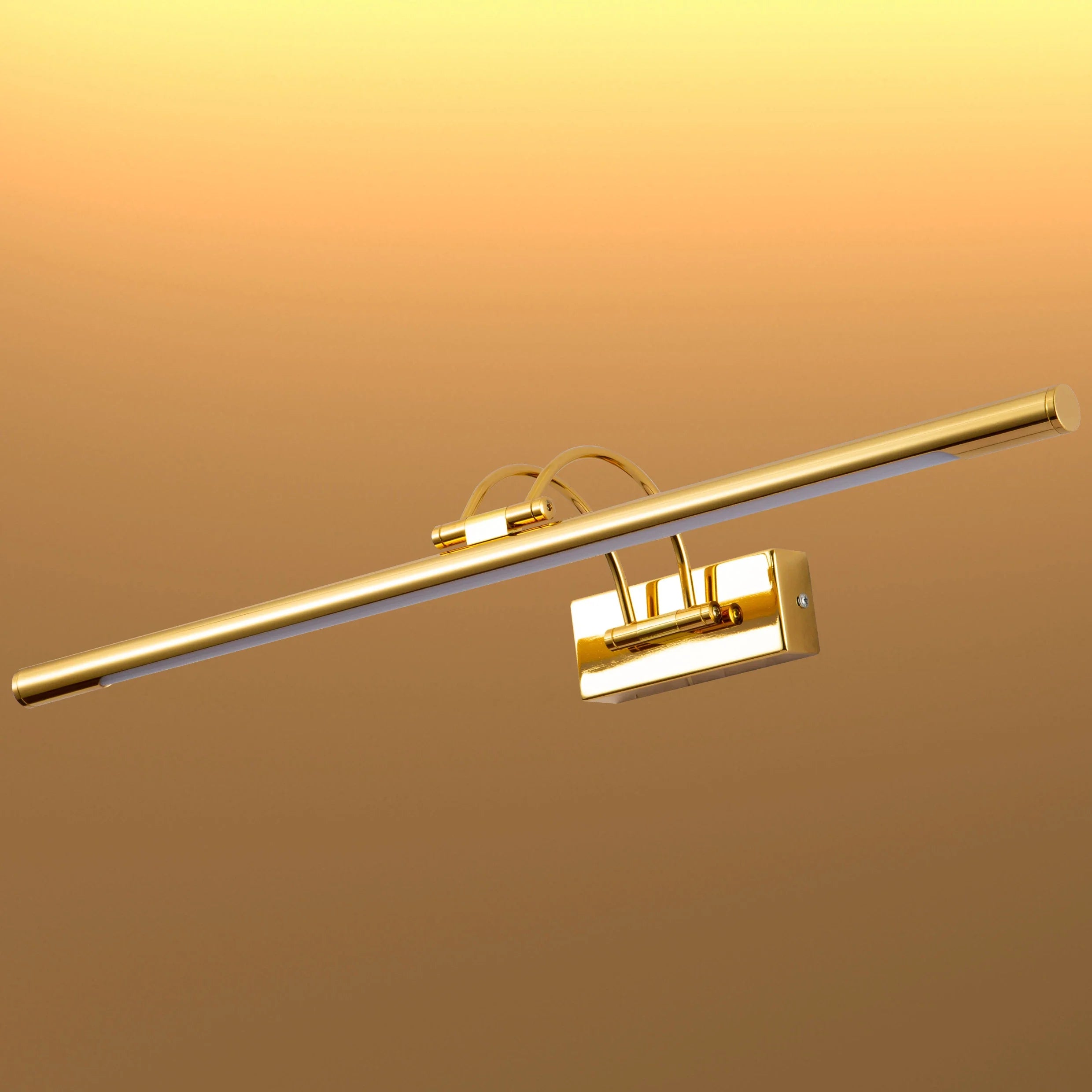 Spiegellamp LED Warm Wit 3000K 8W 64cm Goud Nikkel Messing Chroom Schilderijlamp Wandlamp