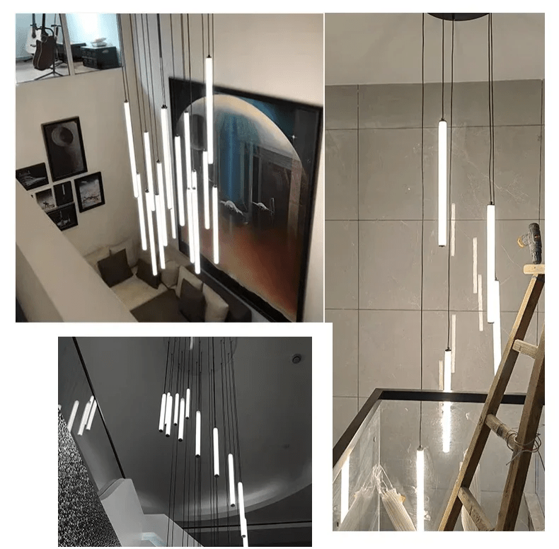 Trap Hanglamp Hoog Plafond Spiraal LED Meerdere Lichts Modern | Restfield