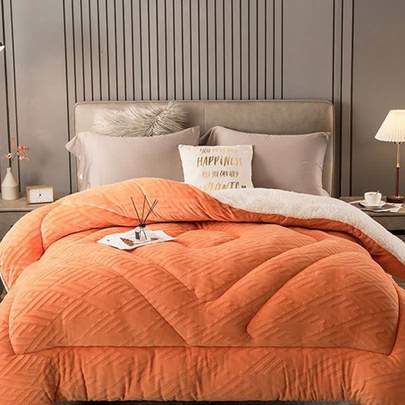 Dikke Sherpa Winterdeken met Quiltkern – Extra Warm, Zacht & Fluffy | Restfield