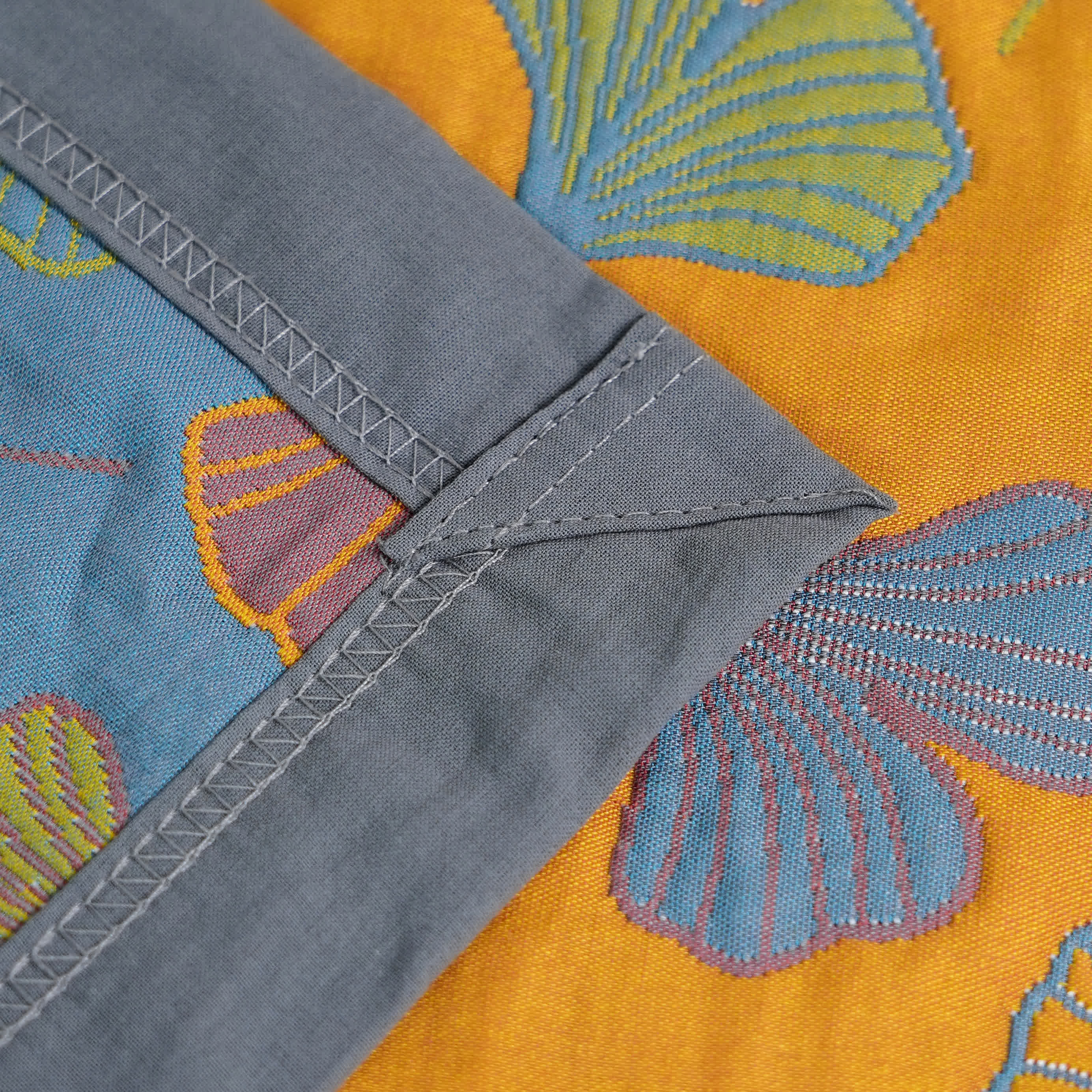 Ginkgo Leaf Katoenen Quilt – Omkeerbaar 6-Laags Dekbed van Combed Cotton | Restfield