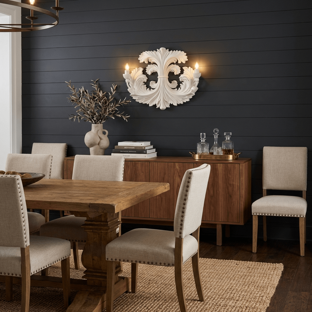 Klassieke Barok Wandlamp Met Florale Gipsdetails En Dubbele Lichtbron Voor Sfeervolle Binnenverlichting | Restfield