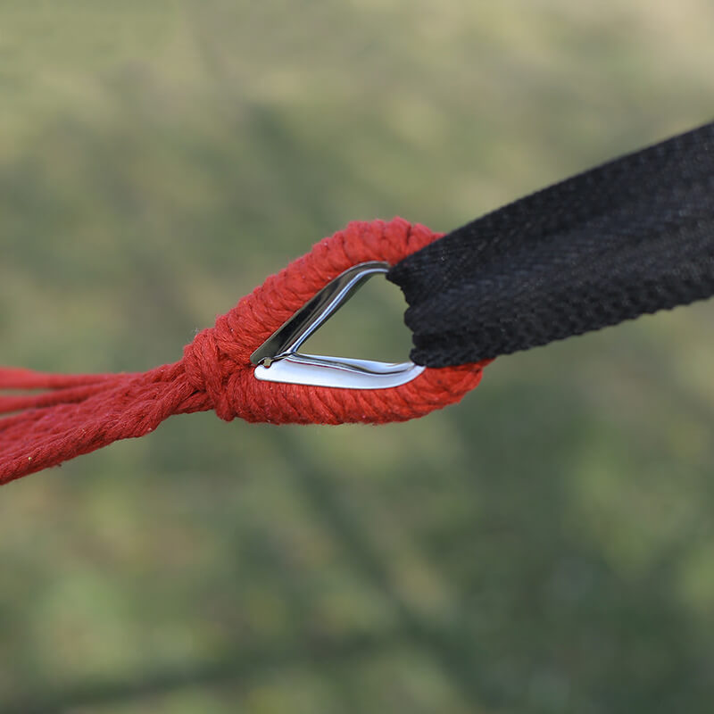 Hangmat Katoen Polyester 200x150cm Draagbaar Binnen Buiten Camping Tuin 200kg