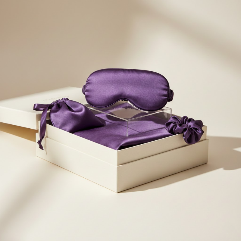 Restfield | Sleep Ritual Set – Oogmasker, Kussensloop & Haaraccessoires