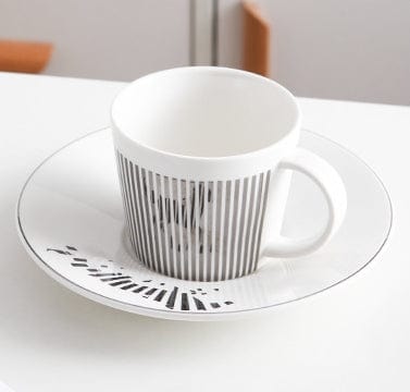 Koffiekop Met Spiegel Reflectie Schotel Keramiek Design Set | Restfield