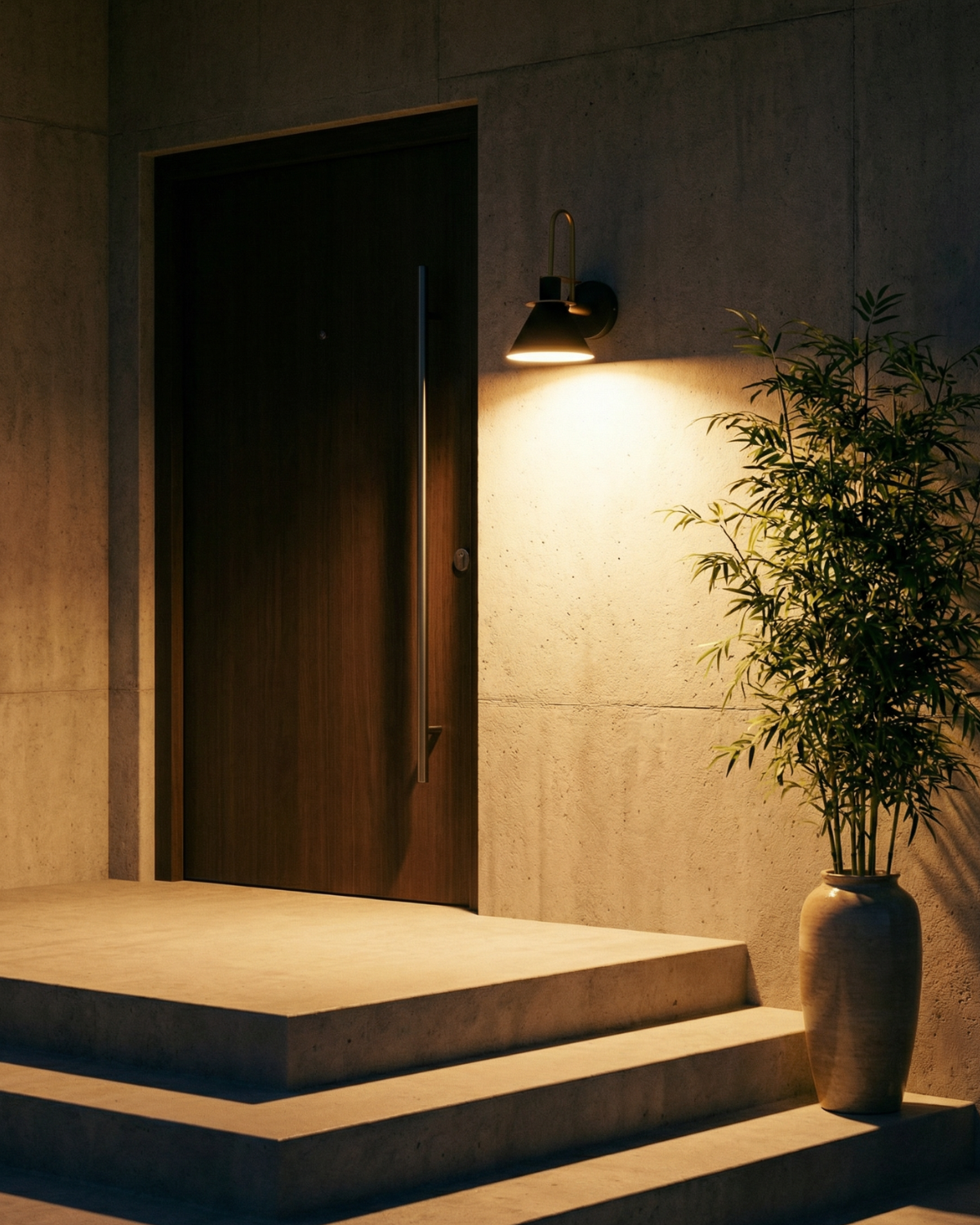 Moderne wandlamp van travertin en hout met warm wit licht – minimalistische design muurlamp voor woonkamer en slaapkamer | Restfield