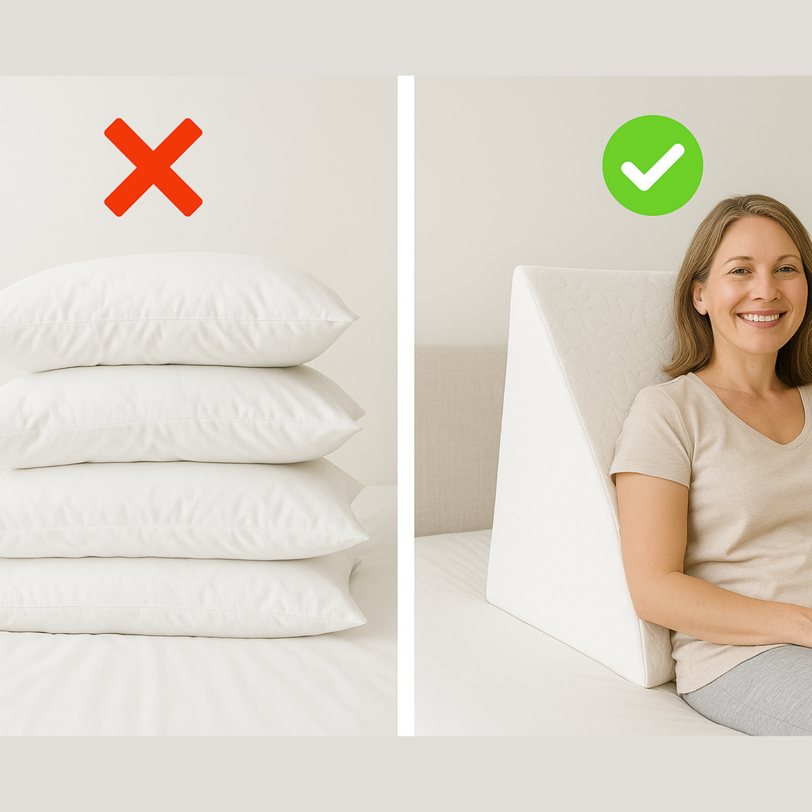 Ergonomische Kussensloop Kilekussen – Ondersteunt Rug, Nek & Betere Nachtrust | Restfield