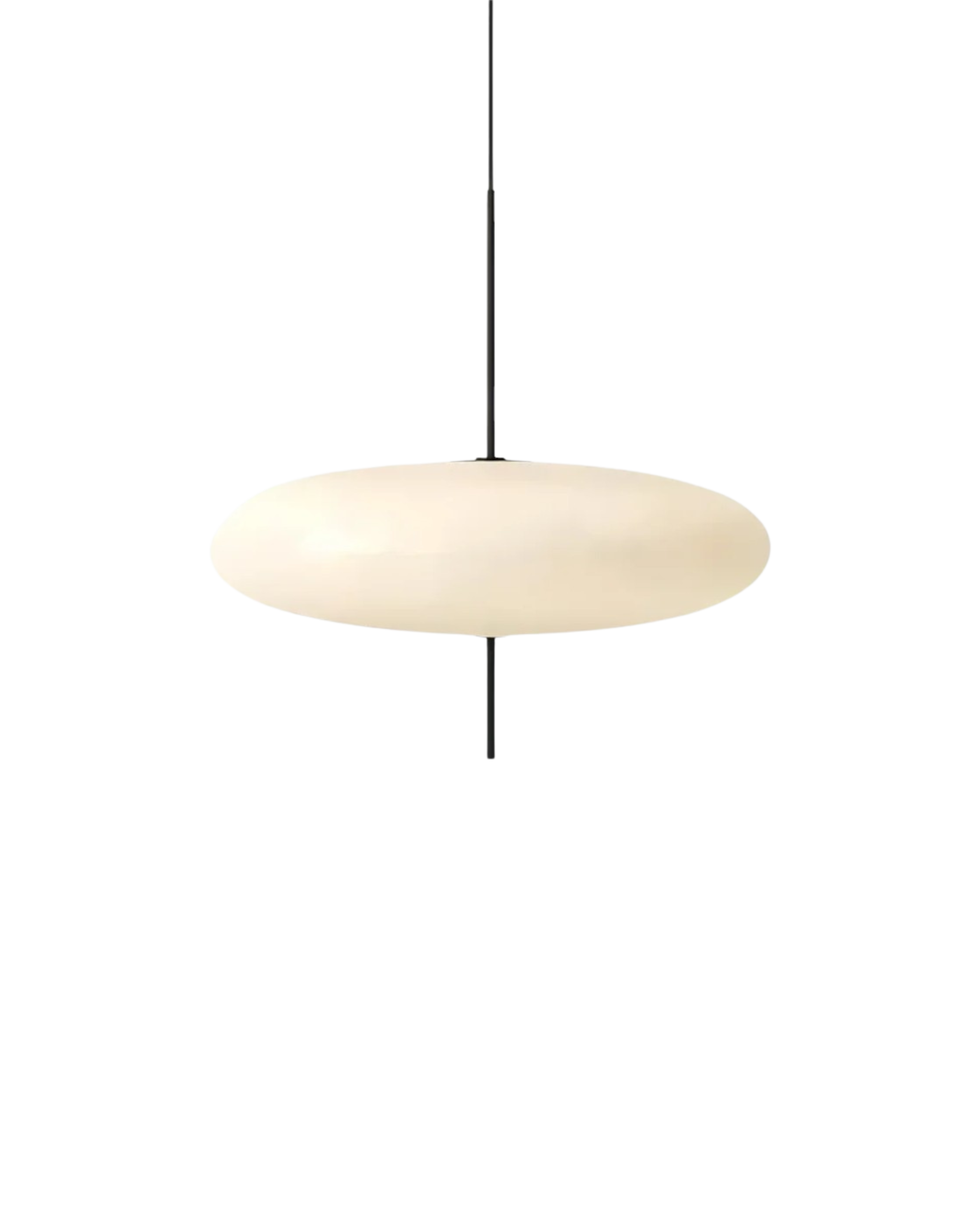 Moderne Hanglamp Met Zwevend Design In Acryl En Metaal Met Warme Diffuse Verlichting | Restfield
