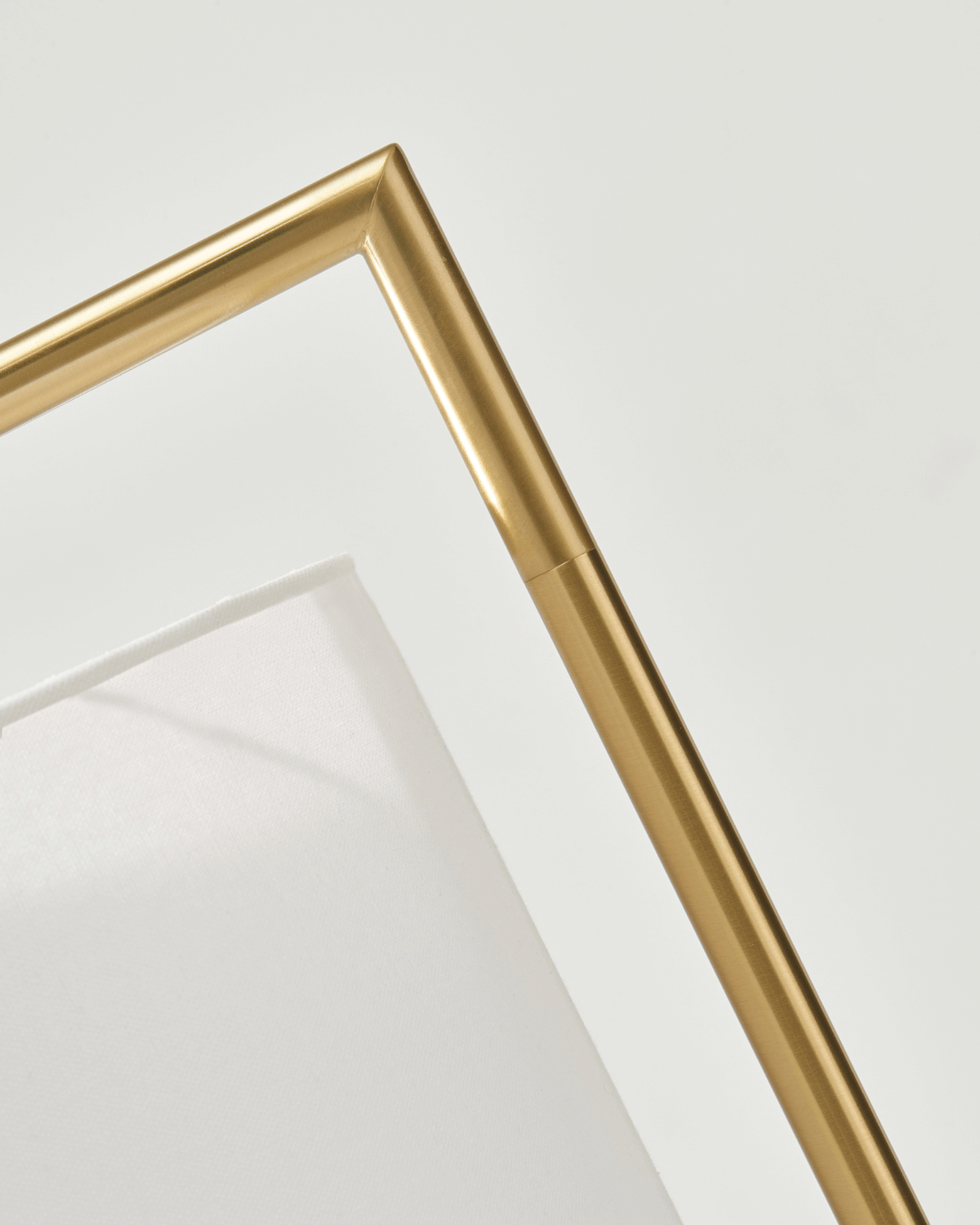 Vloerlamp Modern Met Stoffen Kap 152cm LED Zwart Messing Nikkel | Restfield