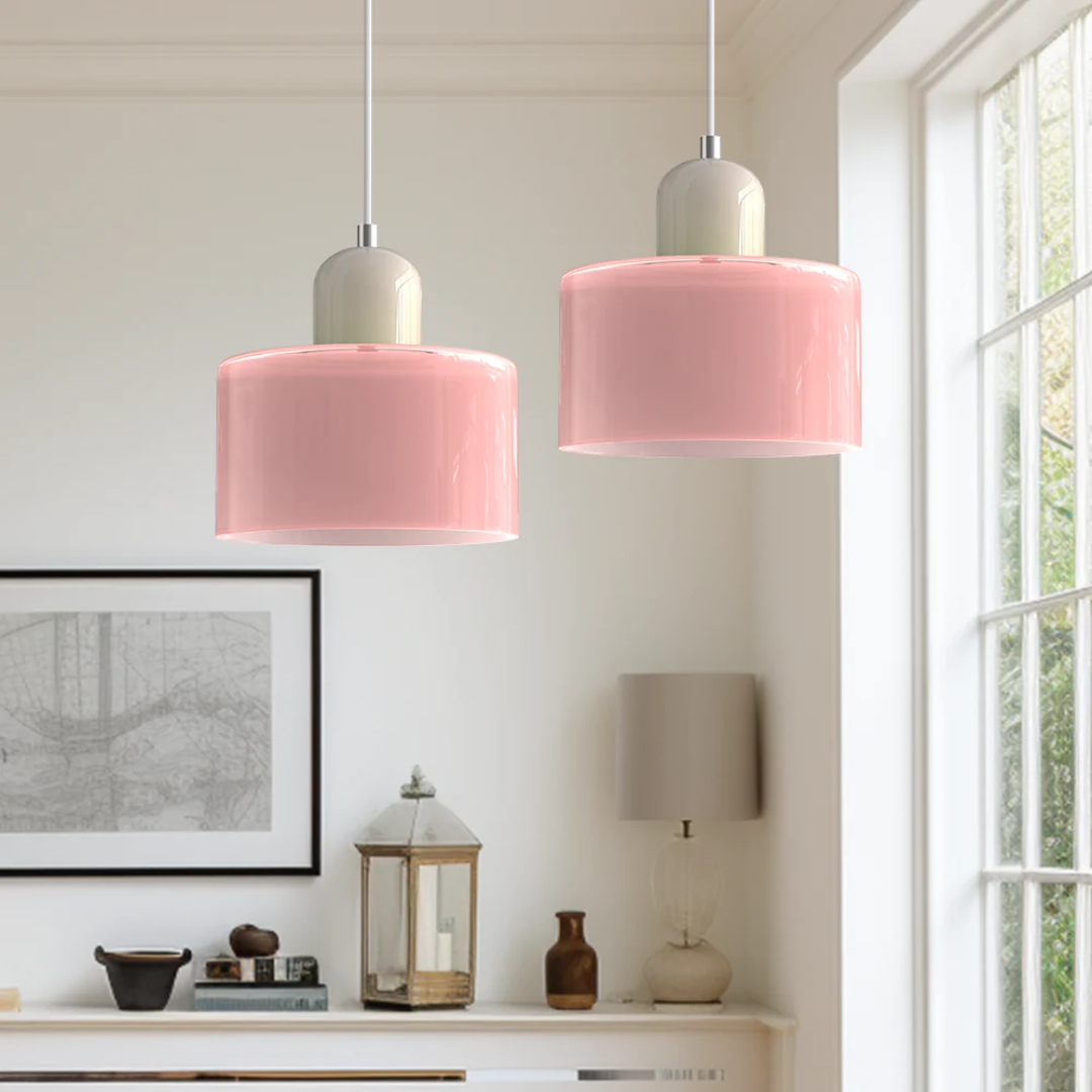 Restfield | Lismeno Retro Hanglamp – Glazen Hanglamp met Warm Licht voor Eettafel, Keuken & Woonkamer