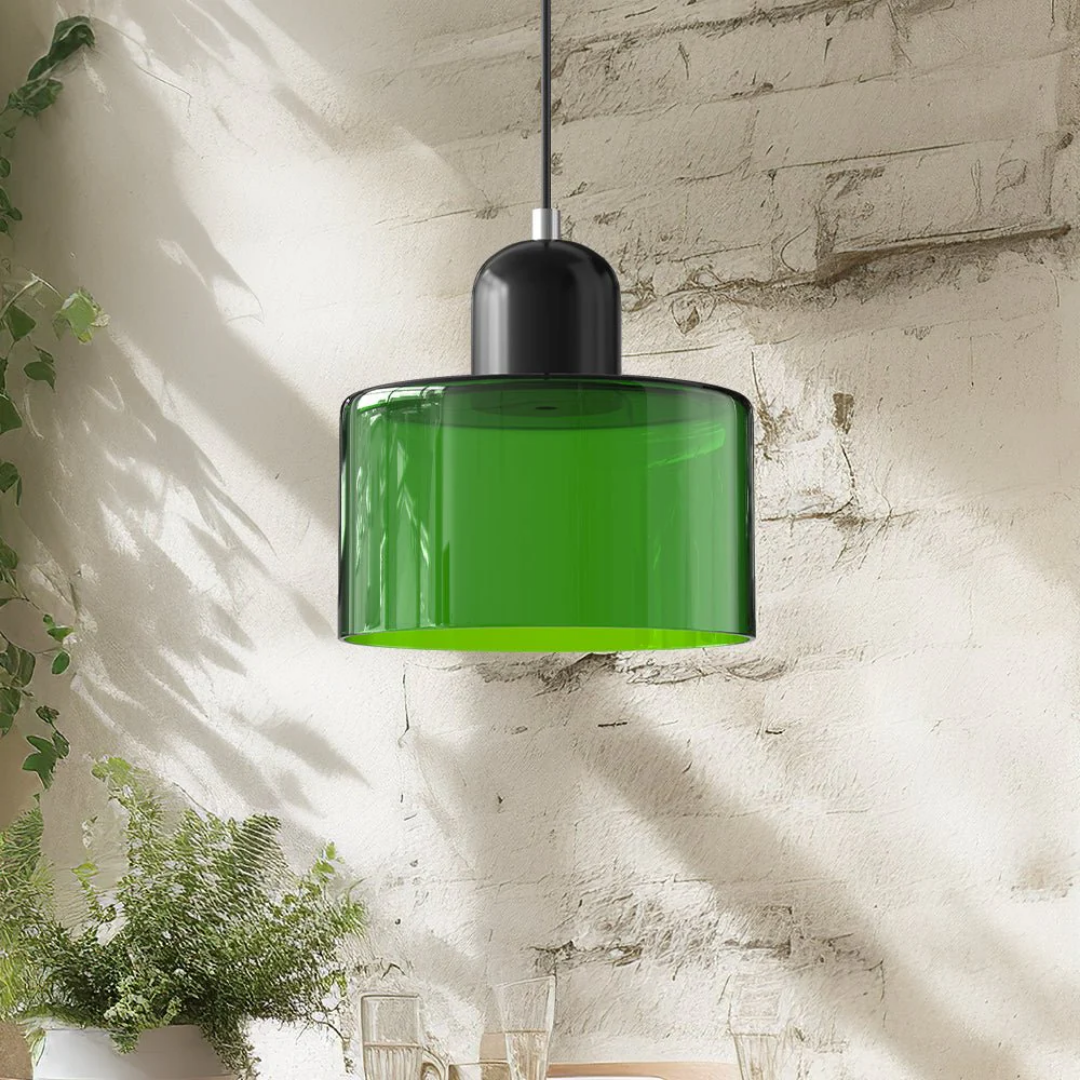 Restfield | Lismeno Retro Hanglamp – Glazen Hanglamp met Warm Licht voor Eettafel, Keuken & Woonkamer