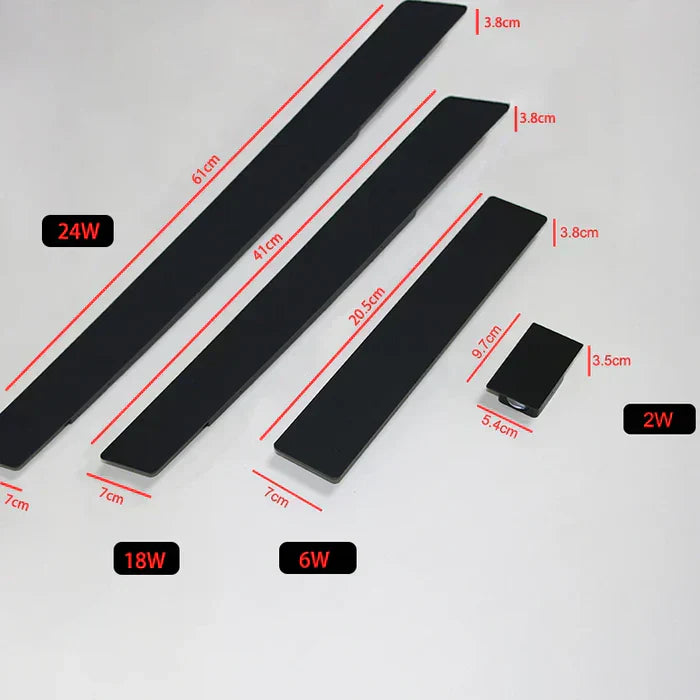 Buitenlamp Wandlamp LED Aluminium IP65 Waterdicht Modern Buitenverlichting Gevel Tuin | Restfield