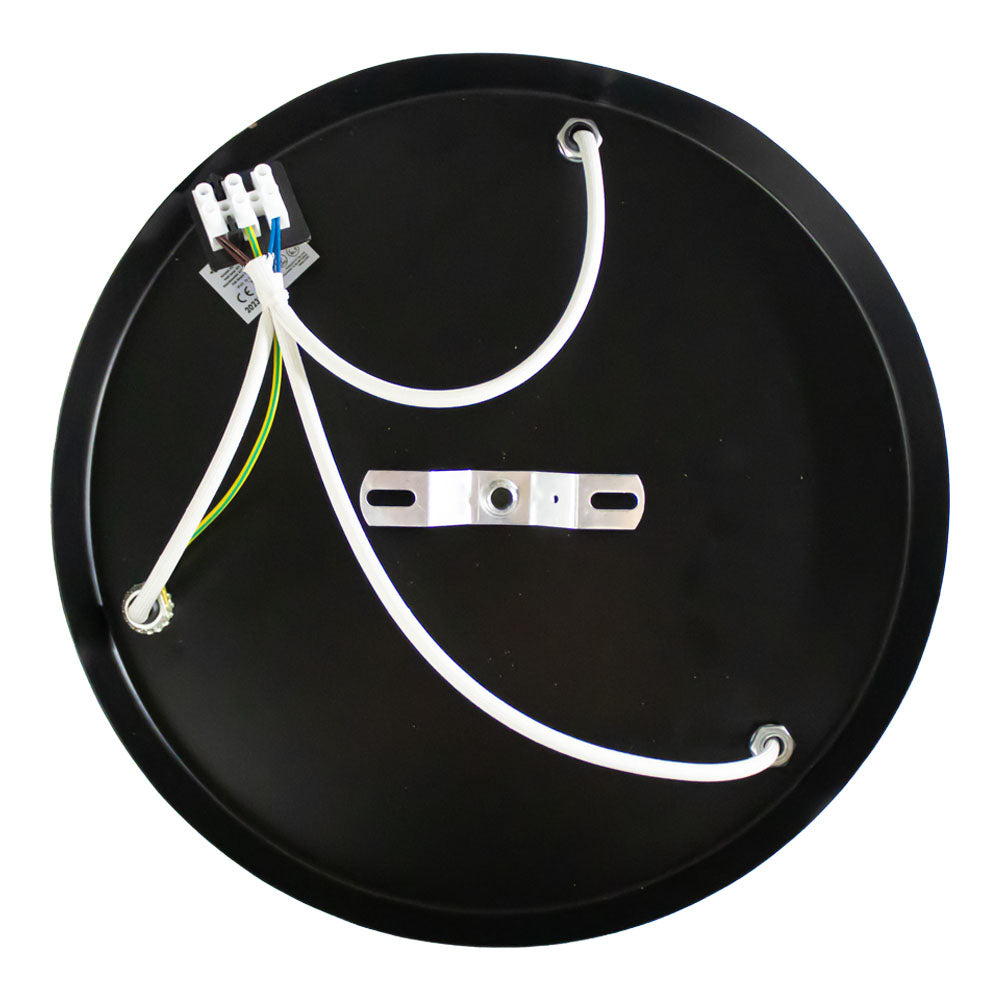 Plafondlamp 3 Lichts Zwart Goud Metaal E27 Ø30cm Modern Design | Restfield