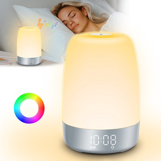 Aurora Wake-Up Light – Lichtwekker met Zonsopgang, Natuurlijke Geluiden & USB-C | Restfield
