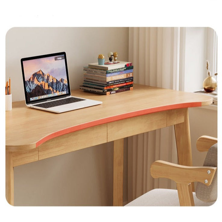 Massief Rubberhouten Bureau met 2 Lades – Compact Studie en Thuiswerk Bureau 100 of 120 cm | Restfield