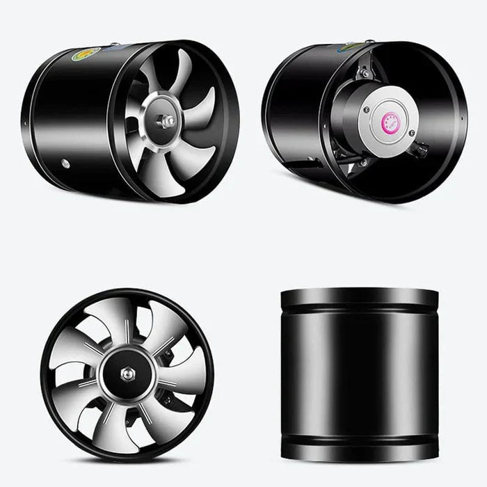 Stille afzuigventilator voor badkamer, keuken en kantoor met krachtige luchtverversing | Restfield