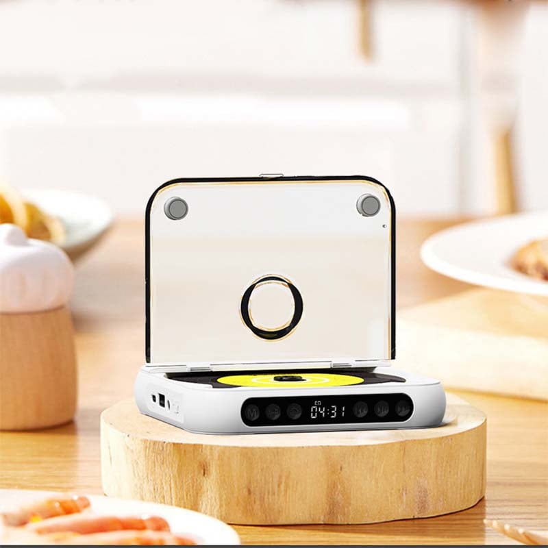 Draagbare CD Speler Met Bluetooth 5.3 Oplaadbare 2000mAh Batterij Type C USB MP3 CD-R CD-RW Ondersteuning Compact Design Met 3.5mm Aansluiting | Restfield