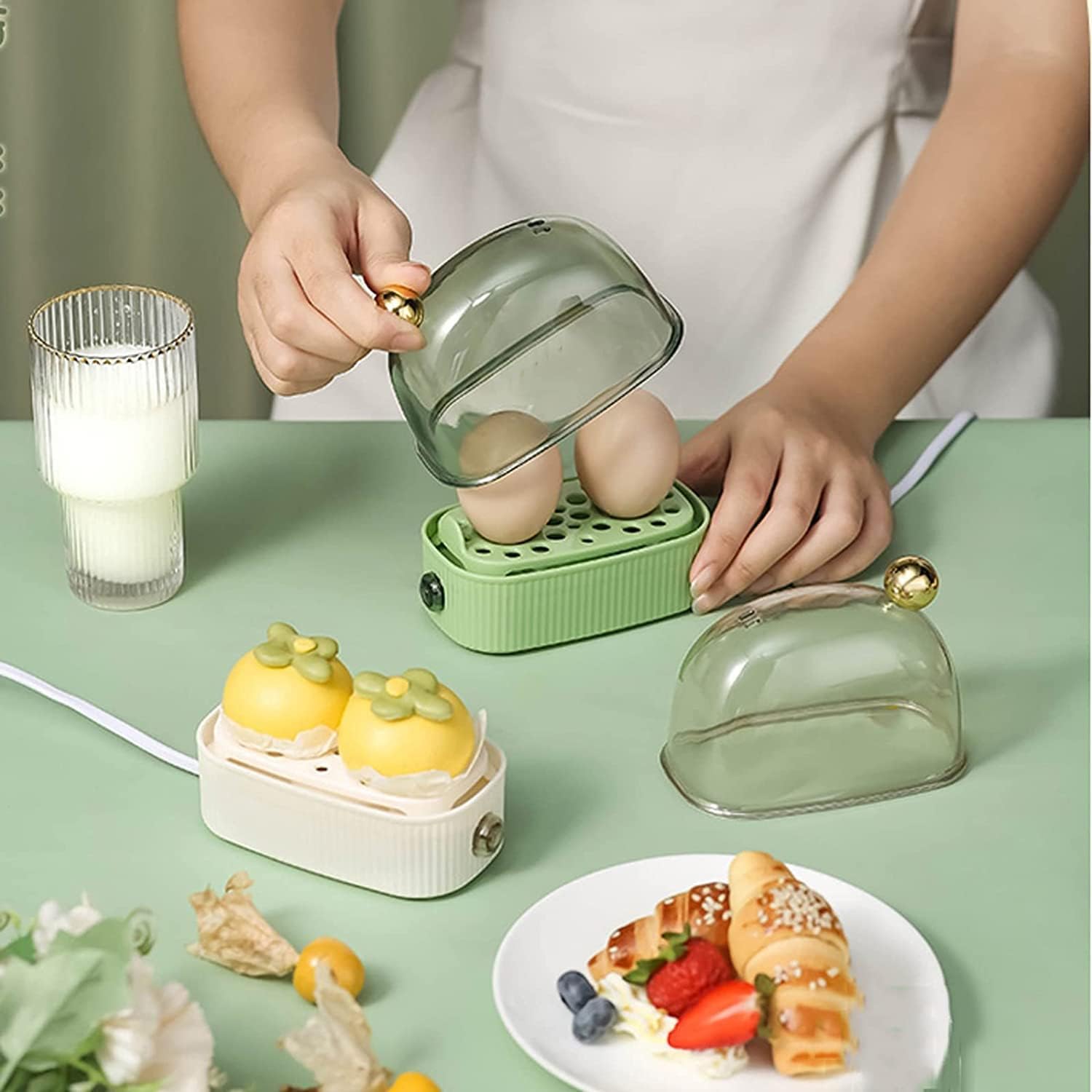 Elektrische Eierkoker voor 2 Eieren – Automatisch & Perfect Gekookt | Restfield