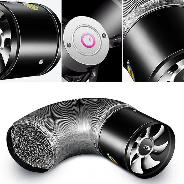 Stille afzuigventilator voor badkamer, keuken en kantoor met krachtige luchtverversing | Restfield