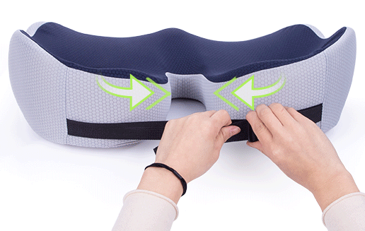 Ergonomisch zitkussen voor drukverlichting en ondersteuning van heupen, stuitje en onderrug | Restfield