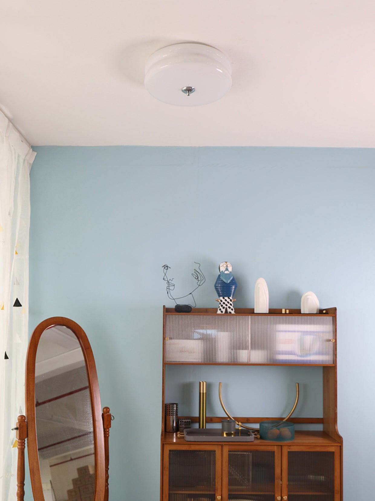 Art deco plafondlamp met geometrisch design en warm ledlicht voor stijlvolle interieurs | Restfield