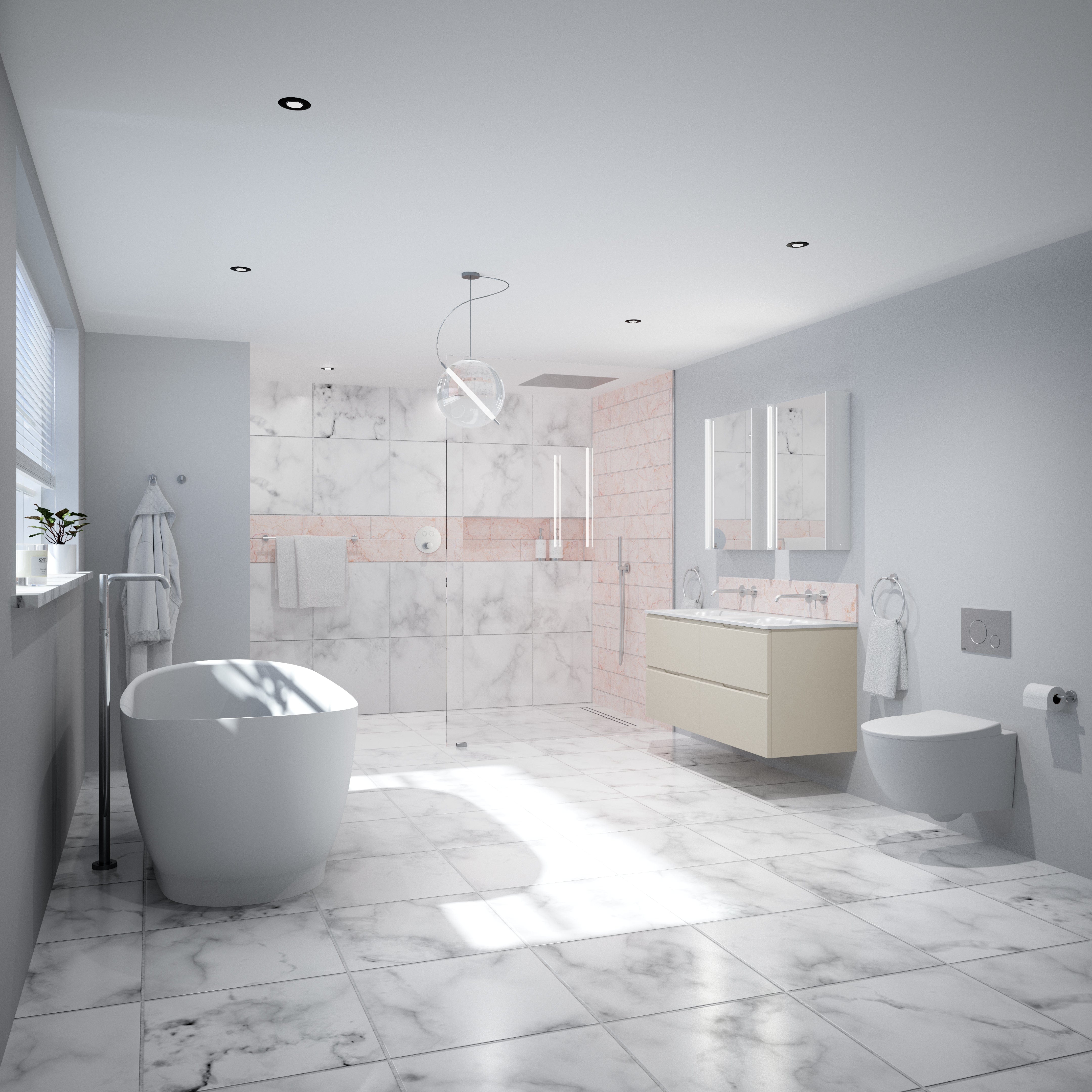 Wandkraan Wastafel Chroom Messing Italiaans Design 180mm Mengkraan Luxe Badkamer