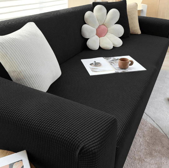 Bankbeschermer met Antislip – Luxe Geribde Bankhoes voor Bescherming & Comfort | Restfield
