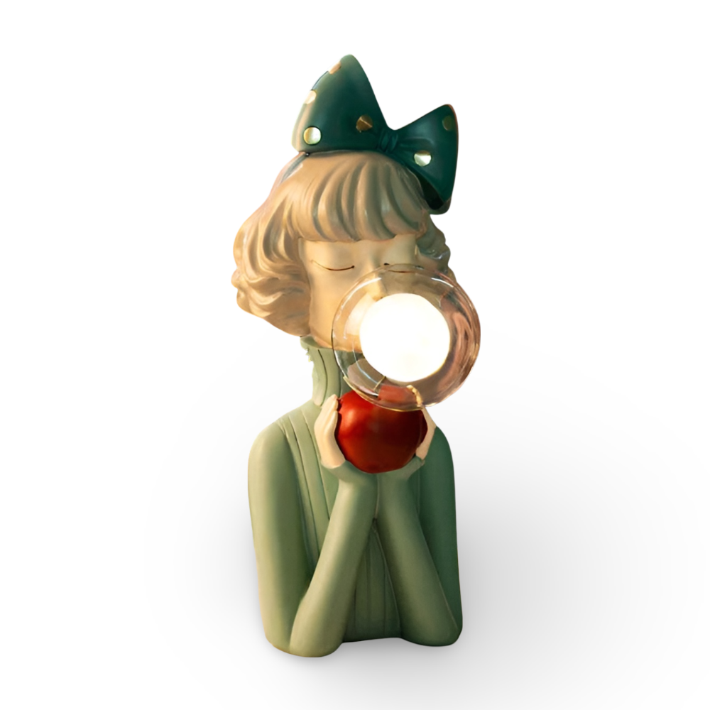 Tafellamp Meisje Bubble LED Design 25-36cm USB Sfeerverlichting | Restfield