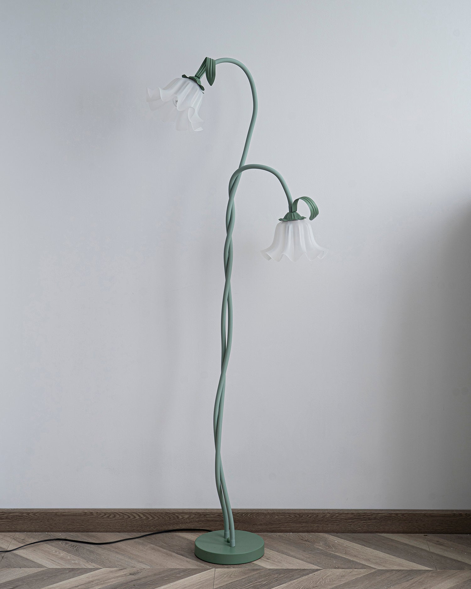 Bloemvormige vloerlamp met sculpturaal design | Restfield