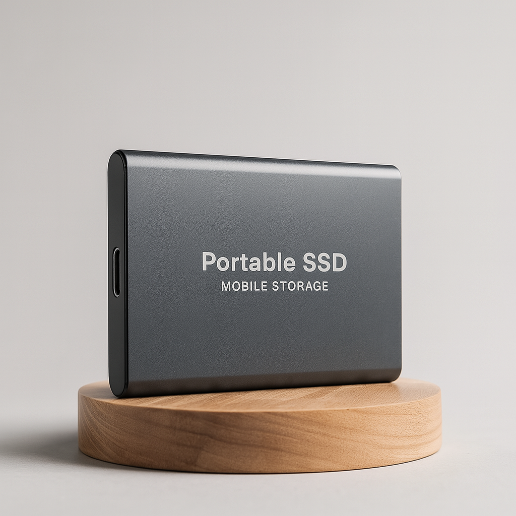 SSD portable USB-C 3.1 1 To 2 To 4 To Rapide Compact Noir Bleu Rouge | Restfield