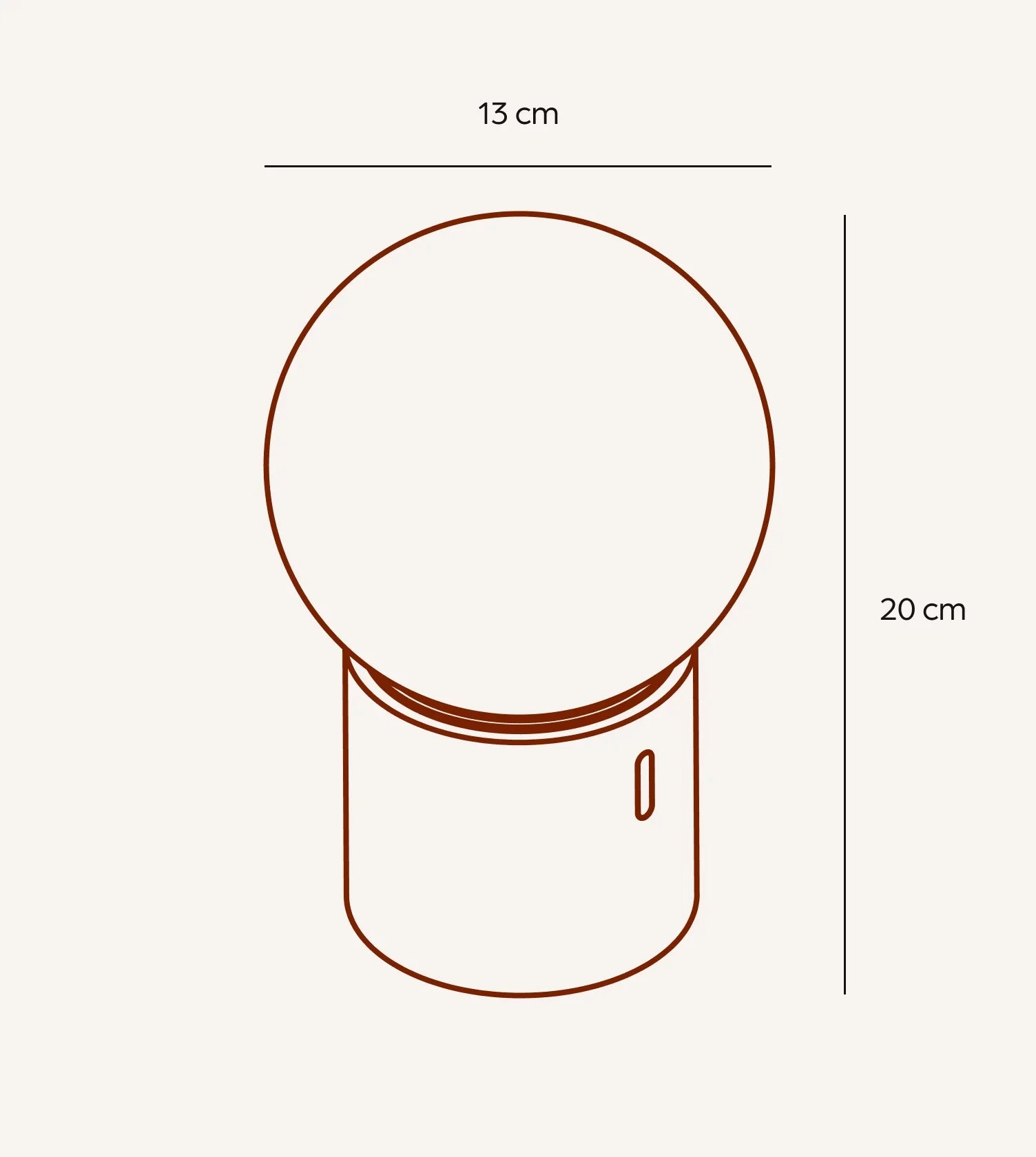 Draadloze Tafellamp LED Oplaadbaar Touch Dimbaar Glasdesign Schwarz Chrom 20cm | Restfield