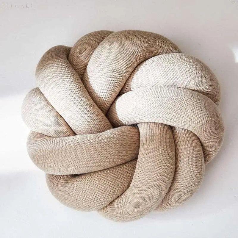 Sierkussen Knoop Rond Fluweel Decoratief 30cm Scandinavisch | Restfield