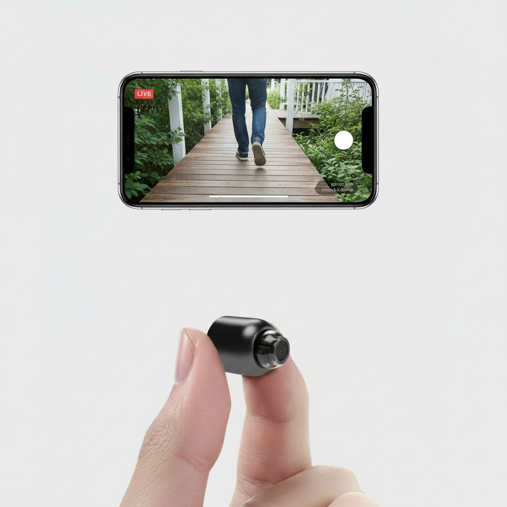 Compacte wifi beveiligingscamera met nachtzicht en 1080p full hd voor binnenshuis | Restfield