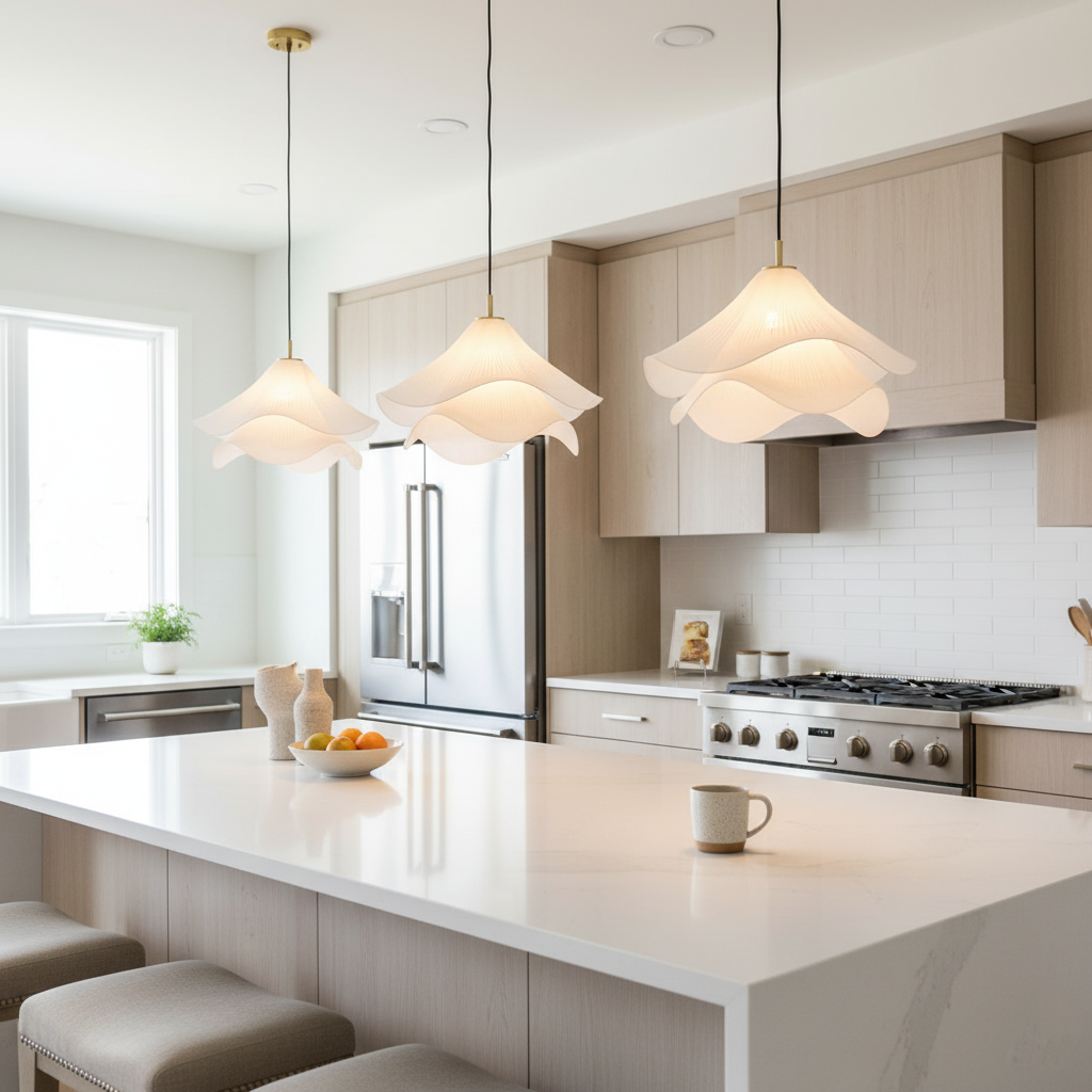 Hanglamp Japandi Stof Rond Scandinavisch Design E27 40-80cm Warm Licht | Restfield