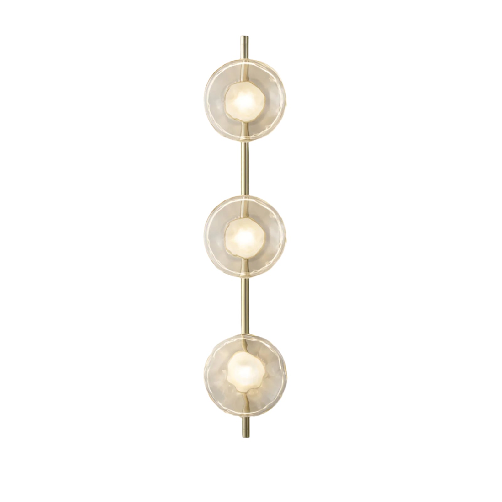 Wandlamp Glas Rond Scandinavisch LED 5W Zwart Goud 20cm Design | Restfield