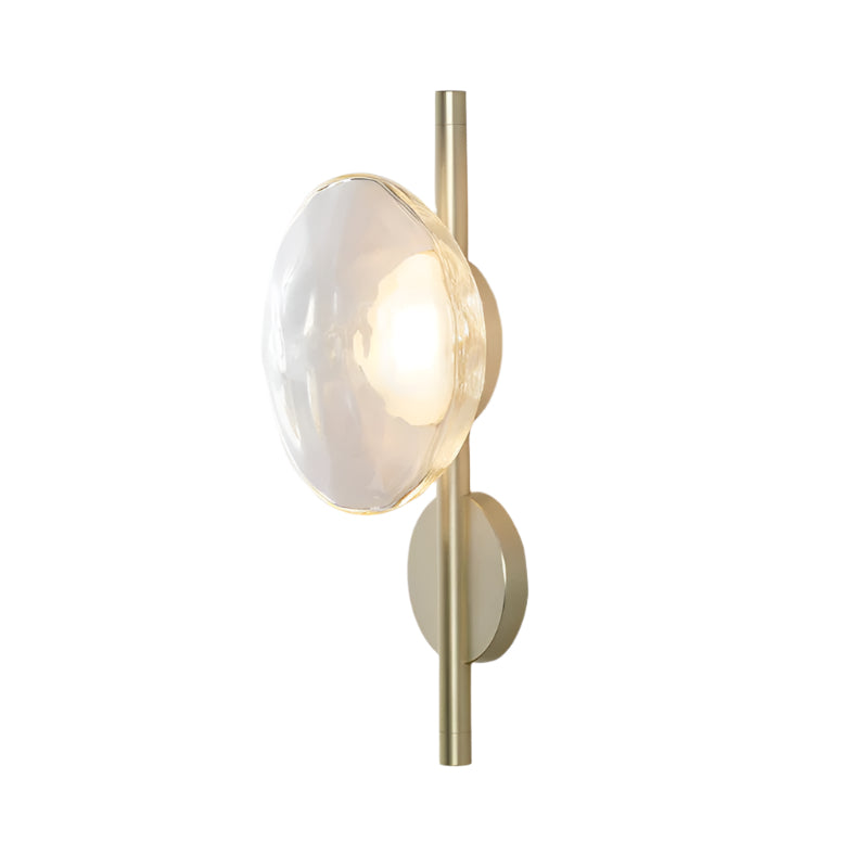 Wandlamp Glas Rond Scandinavisch LED 5W Zwart Goud 20cm Design | Restfield