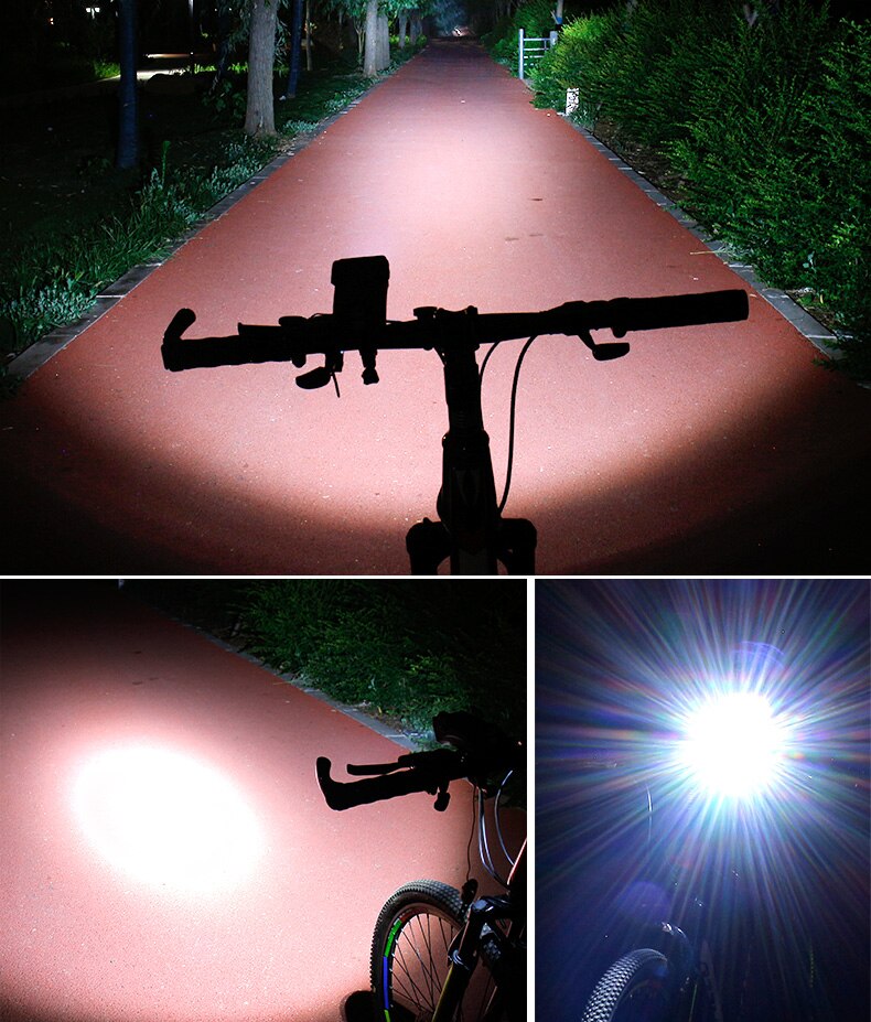 Fietslamp Telefoonhouder Powerbank 4000mAh 400 Lumen Met Claxon | Restfield