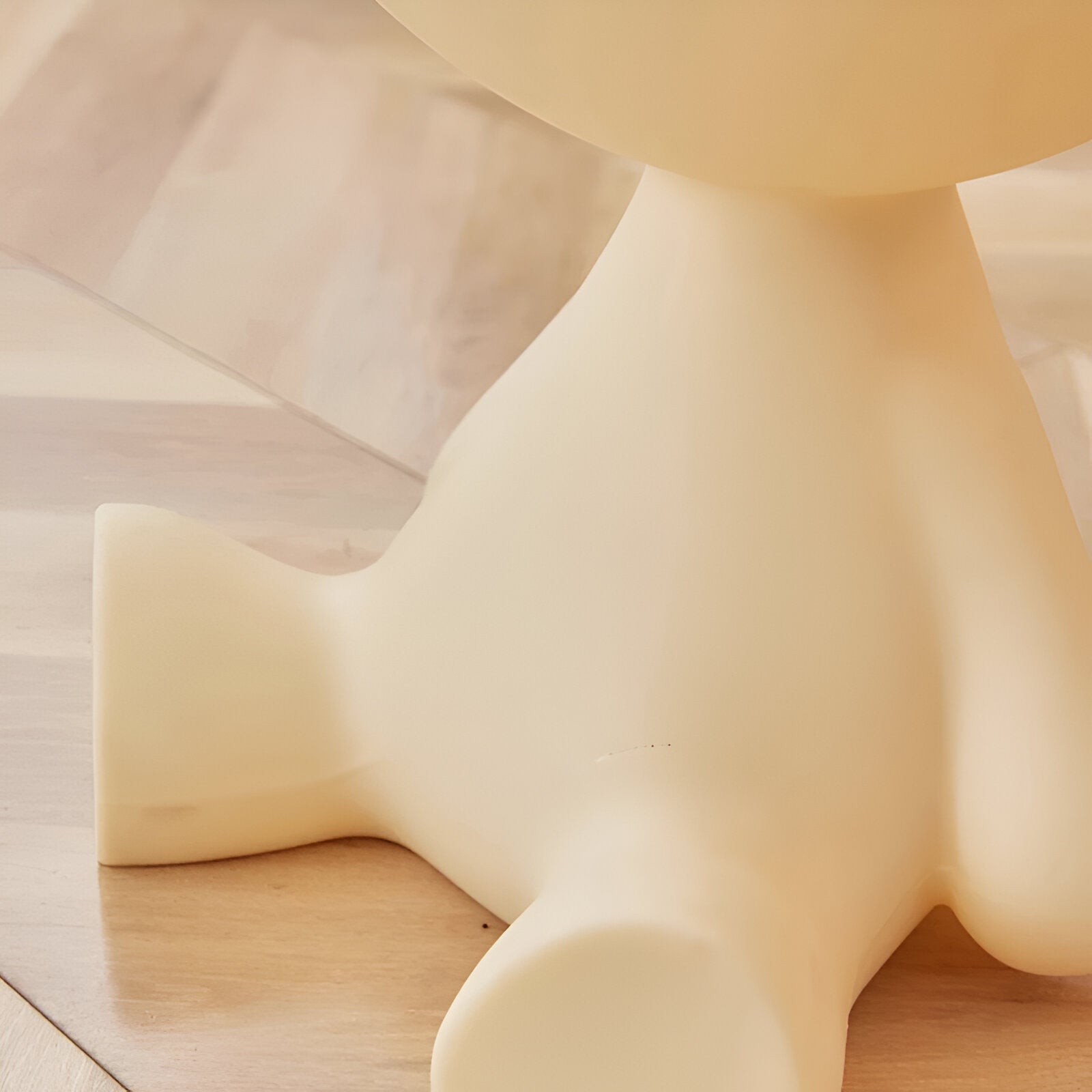 Salontafel Rond Design Kunststof 37x41cm Modern Bijzettafel | Restfield