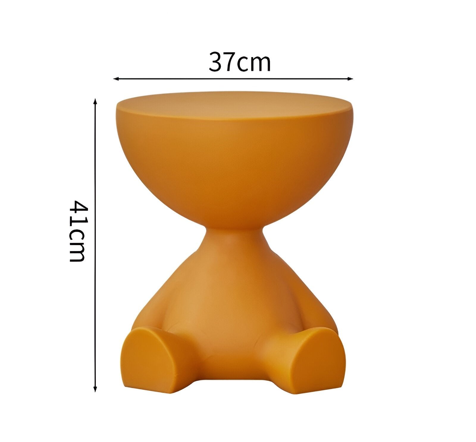 Salontafel Rond Design Kunststof 37x41cm Modern Bijzettafel | Restfield