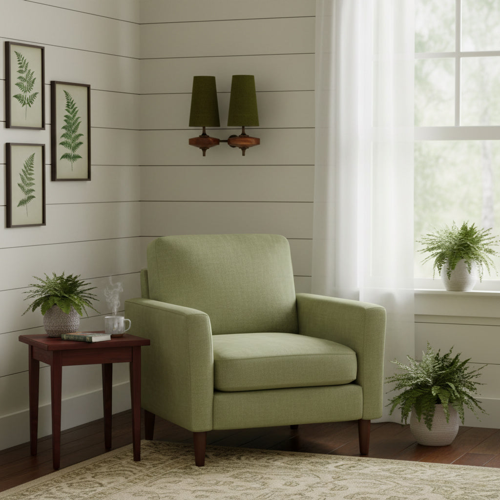 Design Wandlamp Met Houten Details En Stoffen Kap Geïnspireerd Op De Nikau Palm | Restfield