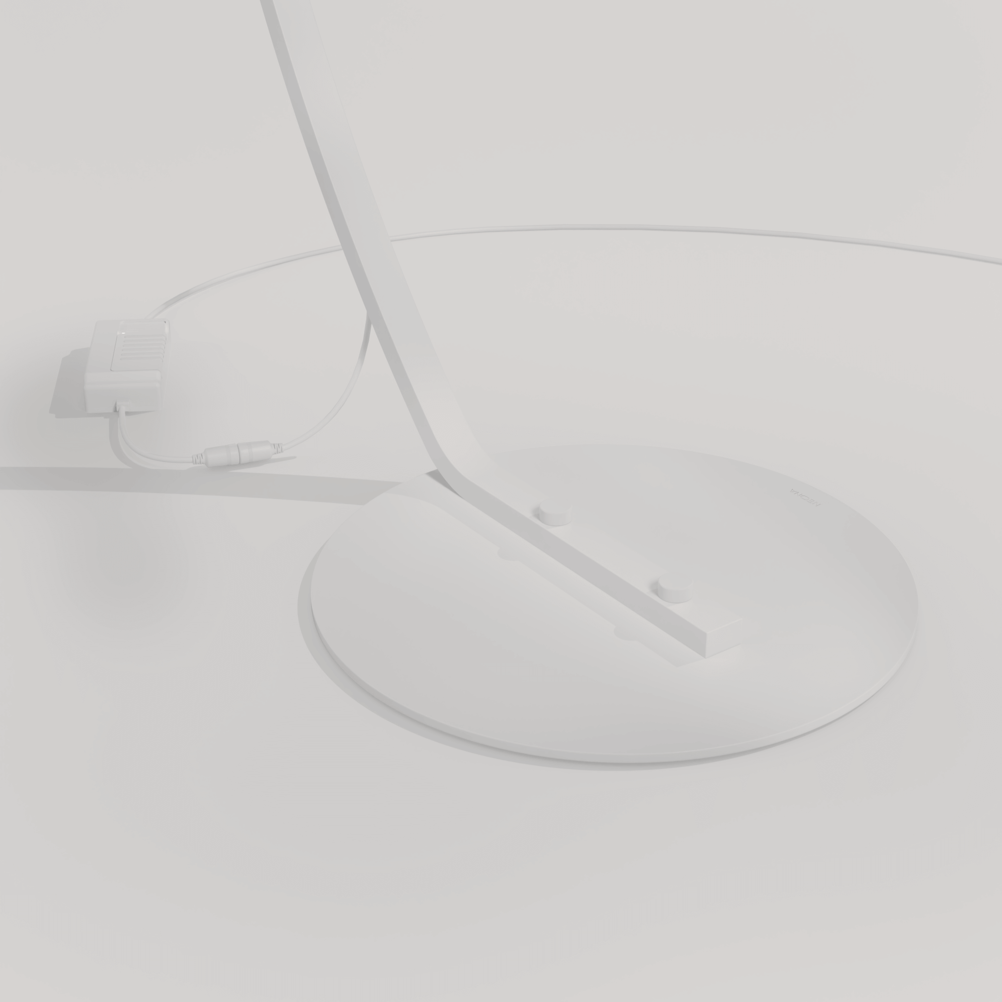 LED Vloerlamp Booglamp Zwart Wit Dimbaar 170cm Modern Design | Restfield