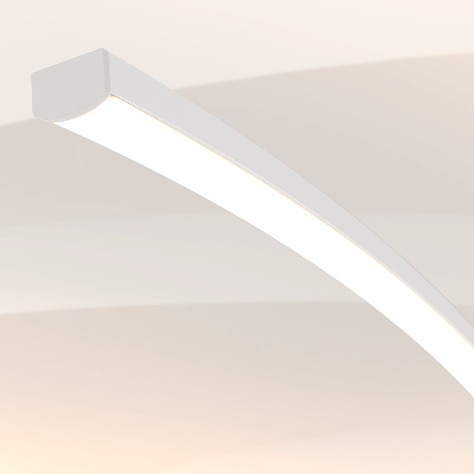 LED Vloerlamp Booglamp Zwart Wit Dimbaar 170cm Modern Design | Restfield